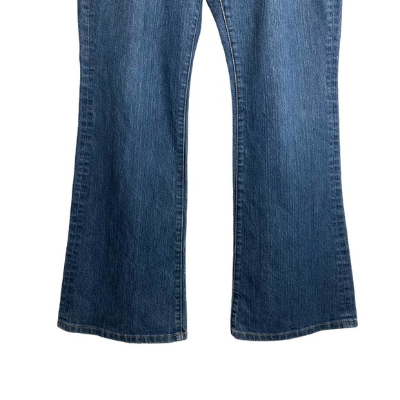 Michael Kors Y2K Wide Leg Jeans Women’s 12 Blue Denim Cotton Blend - Picture 2 of 12